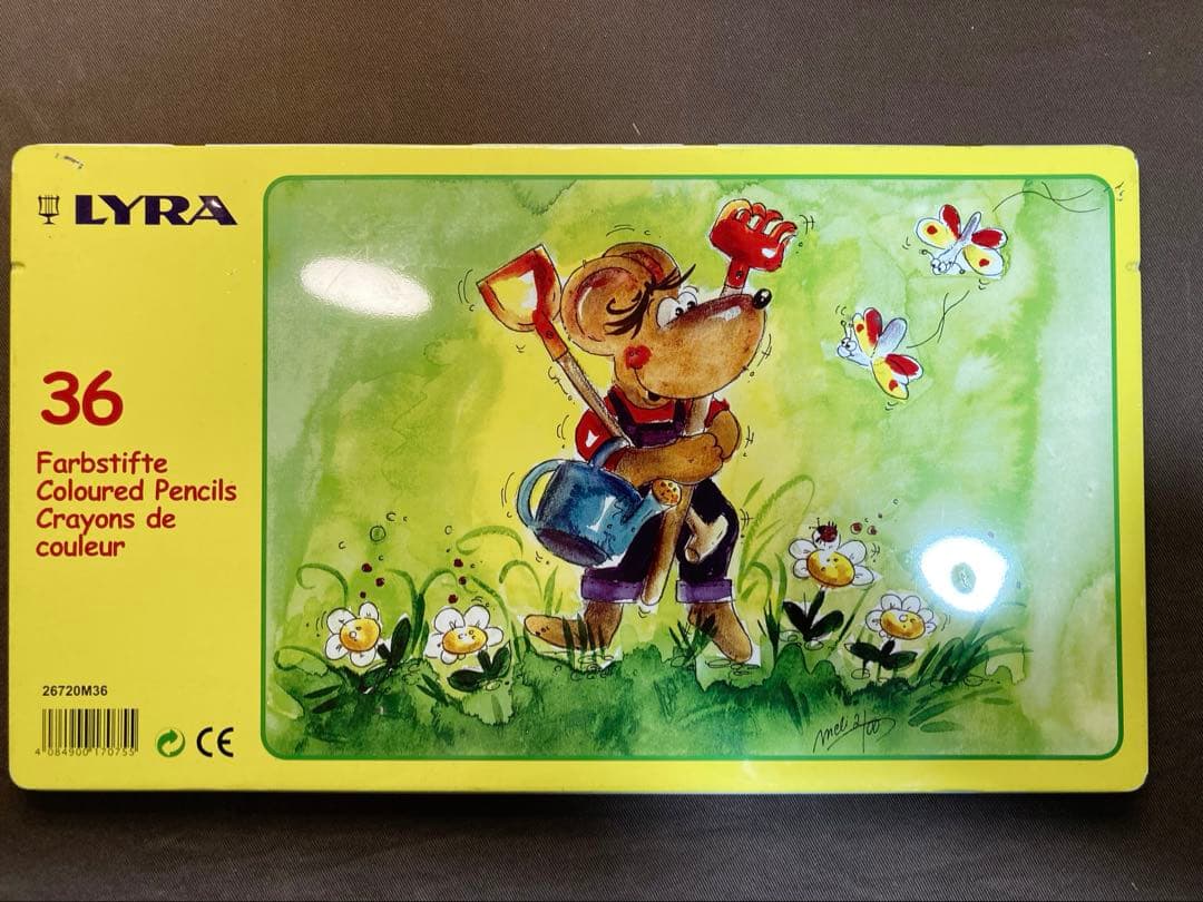 NOUVEL CARRE PASTEL 96色　木箱入り