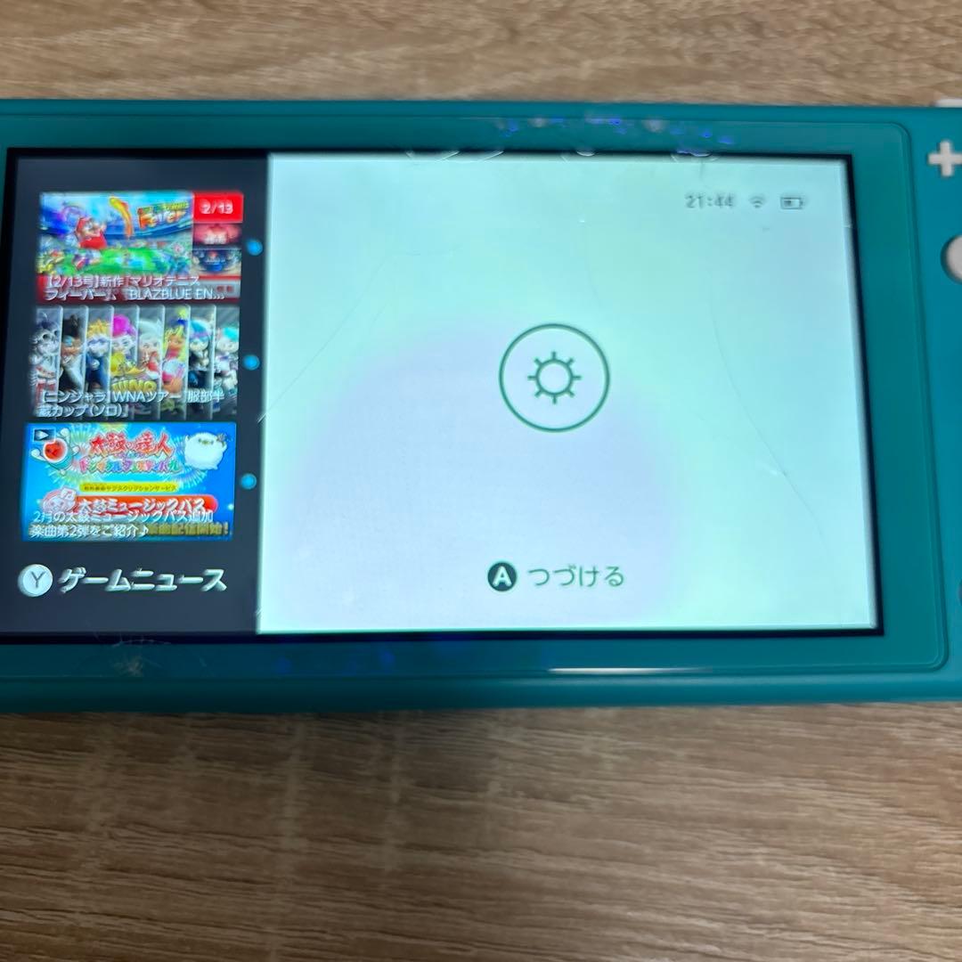 Nintendo Switch Lite ターコイズ 本体　ジャンク
