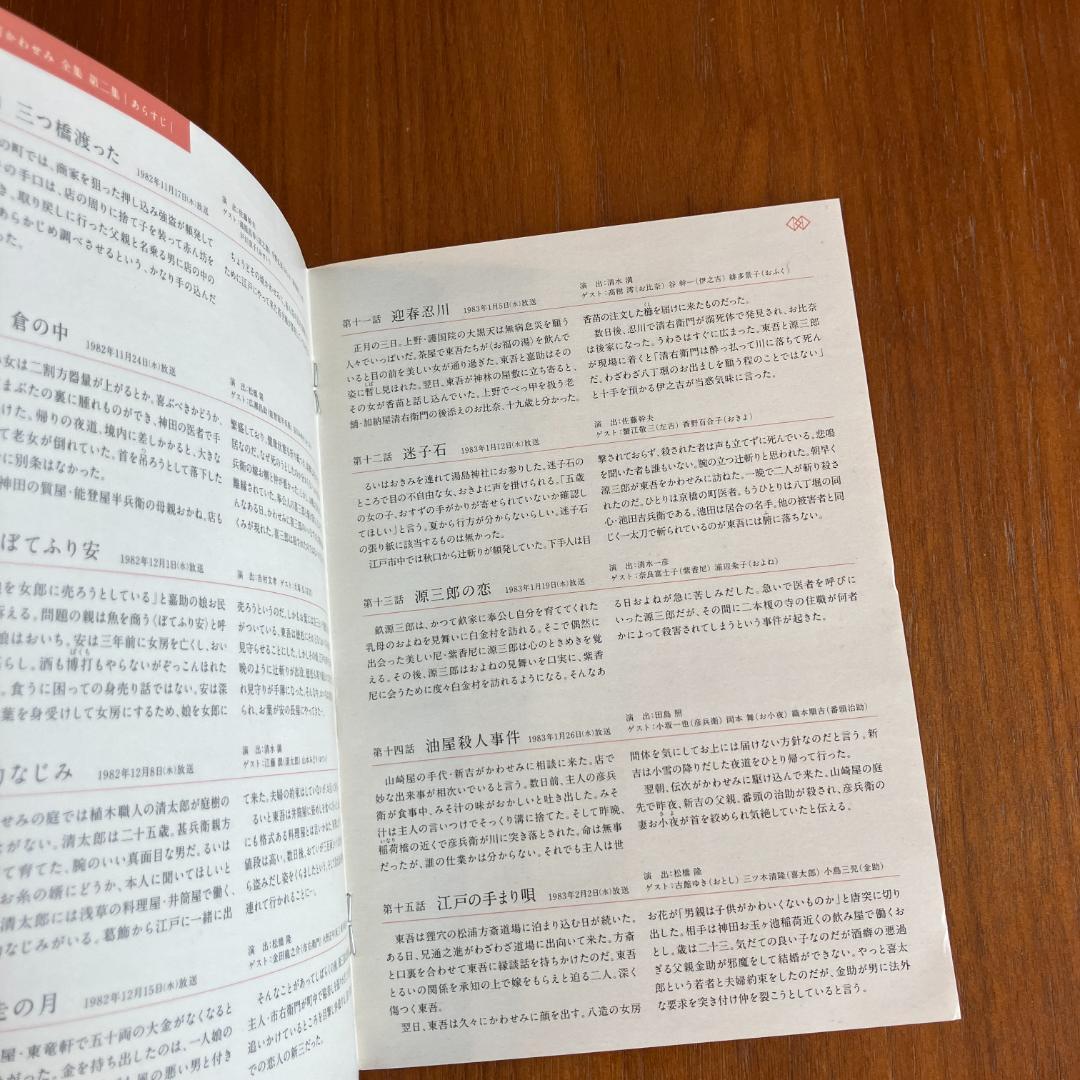 御宿かわせみ 全集 第二集 DVD-BOX 全6枚セット