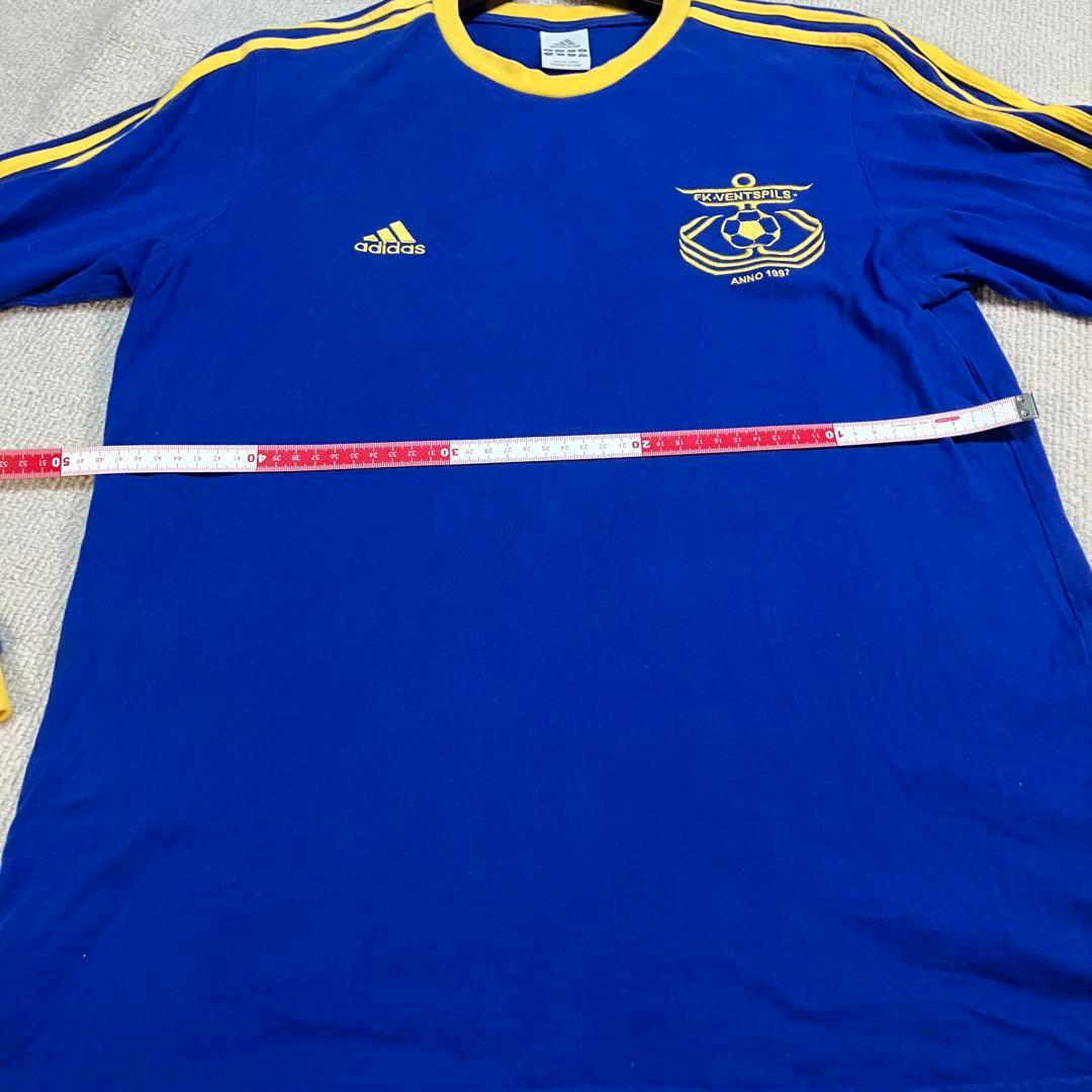 【ラトビア】FK VENTSPILS ロンT Lサッカー　長袖　東欧adidas