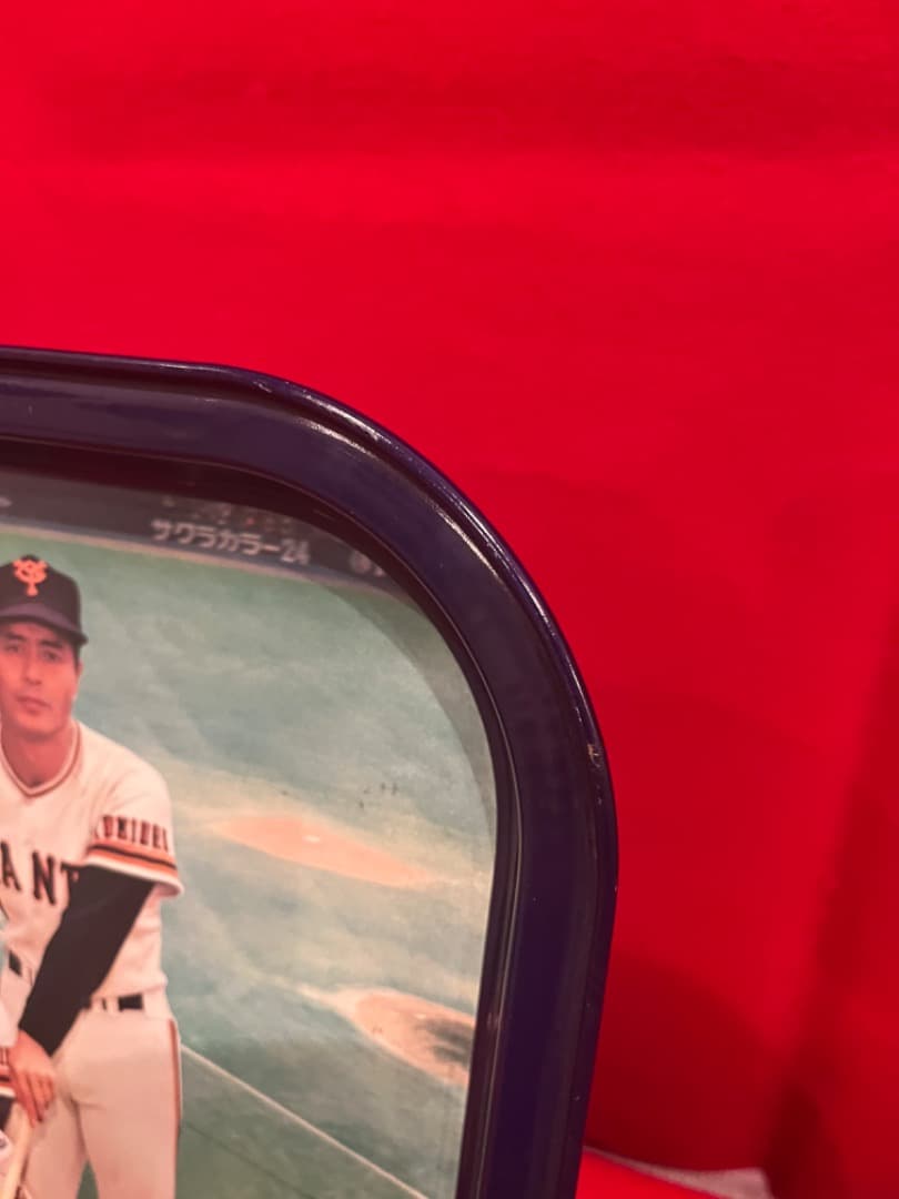 著名人シリーズ【読売巨人軍 ジャイアンツ 長嶋茂雄　王貞治　張本勲　鉄製トレイ】