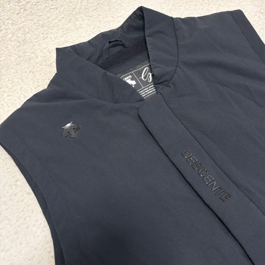 DESCENTE GOLF デサントゴルフ 中綿ベスト ブラックL