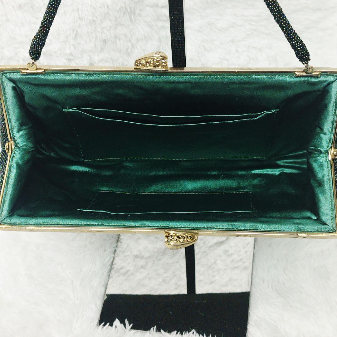 ルミーはしもと ビーズバック パーティーバッグ 総ビーズ ゴールド金具