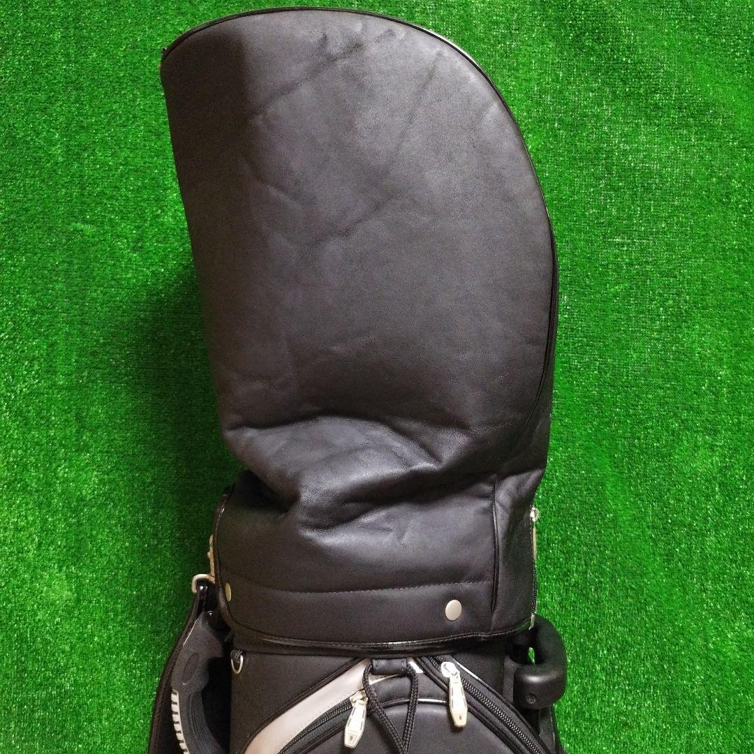 Kasco キャディバッグ ブラック/グレー　キャスター付き