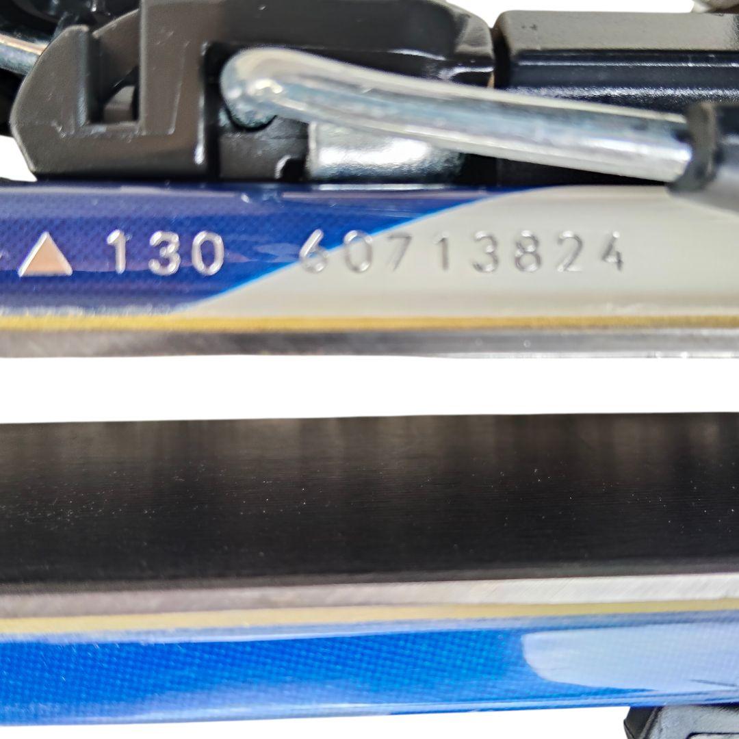 SALOMON 130cm スキー板 KIZAKI 90cmストックセット