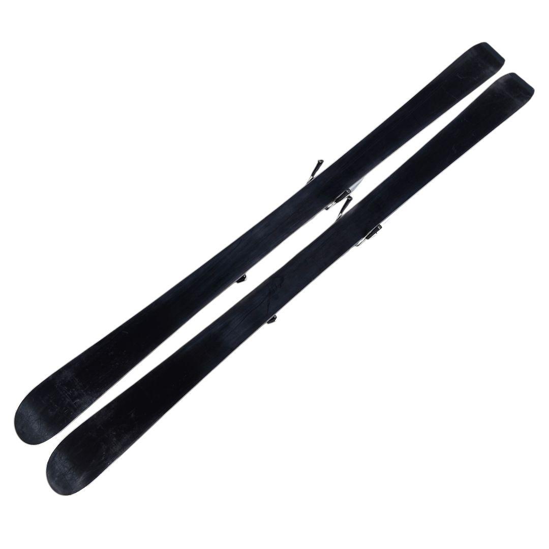 SALOMON 130cm スキー板 KIZAKI 90cmストックセット