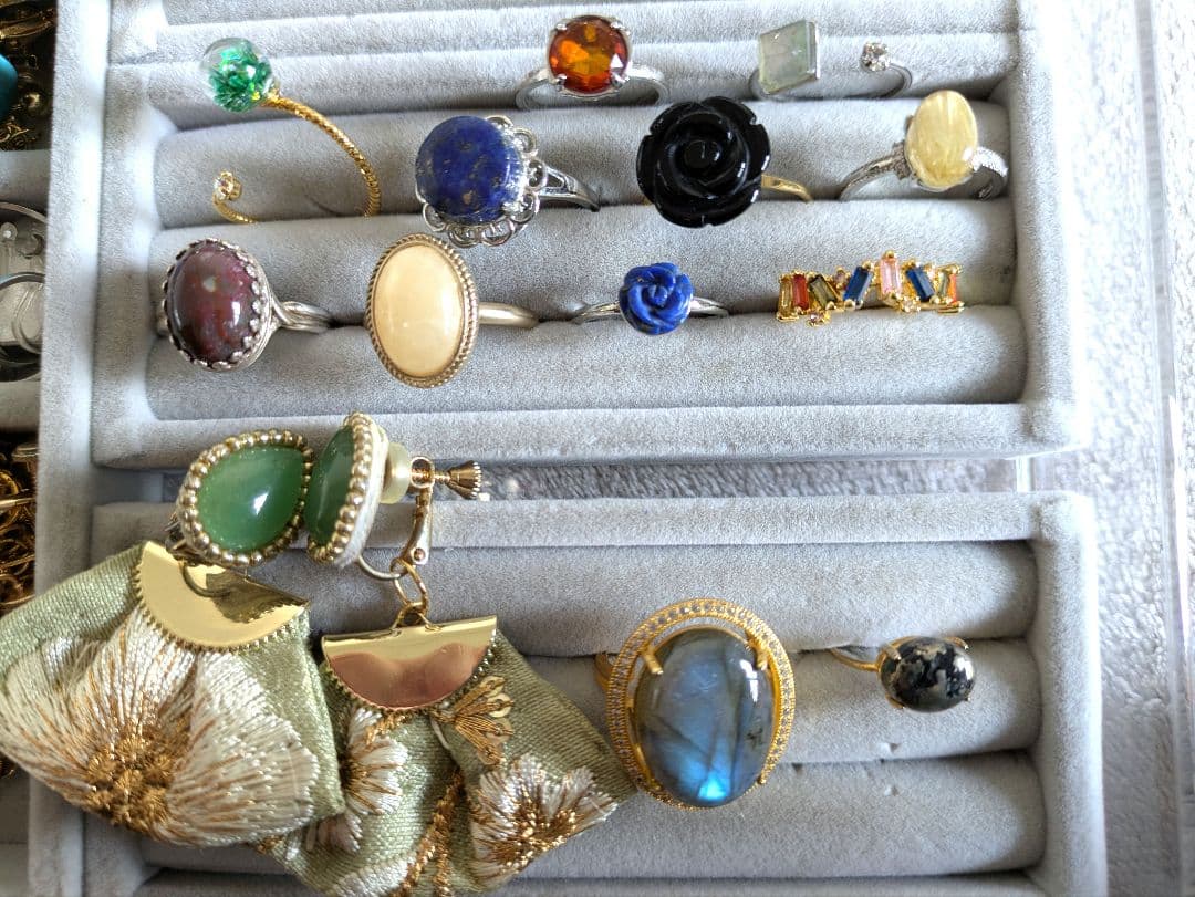 天然石 リング 指輪 イヤリング まとめ売り juvelia ジュベリア