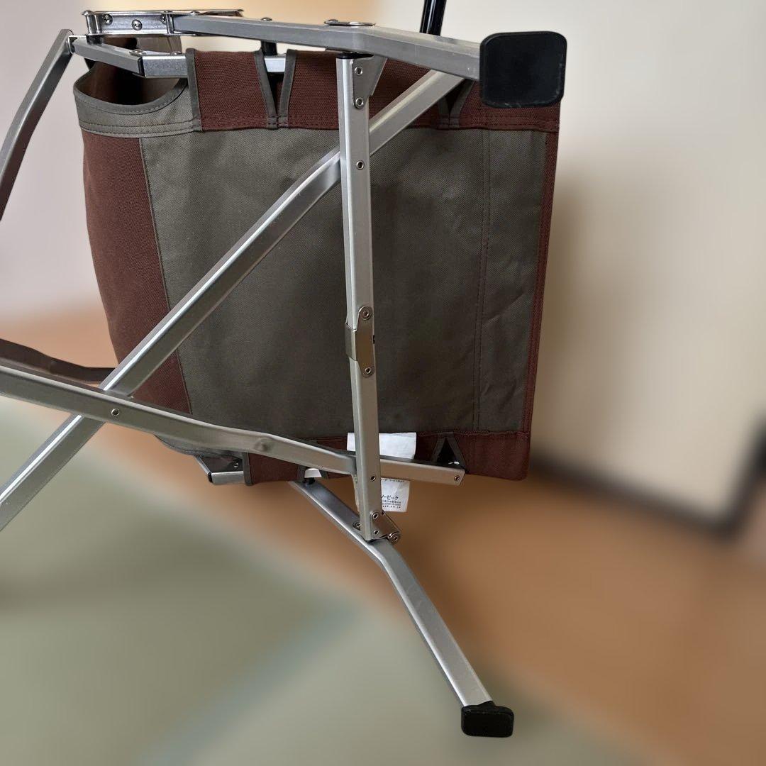 peak 椅子 ローチェア30ブラウン 枕付き