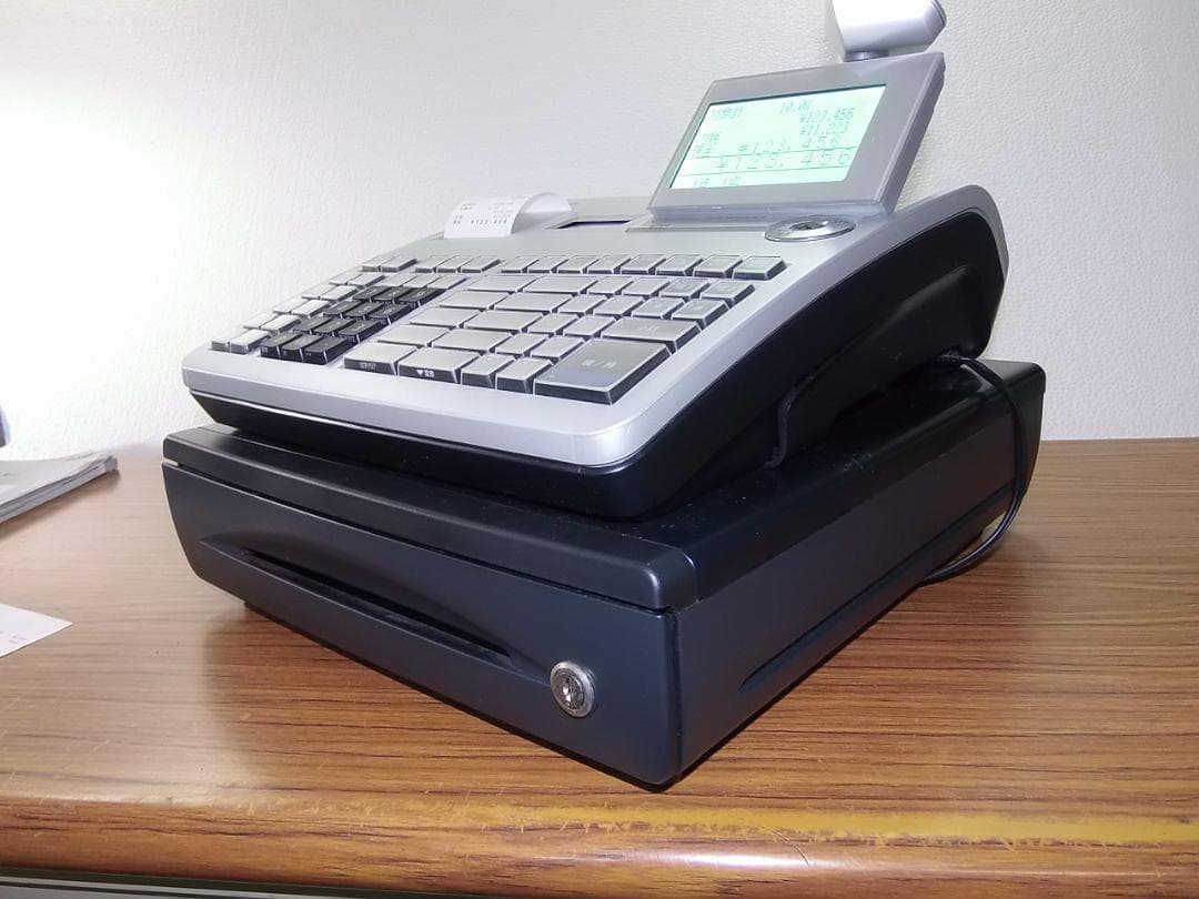 228SDカード対応20部門物販向カシオ　TE-2700　インボイスレジスター