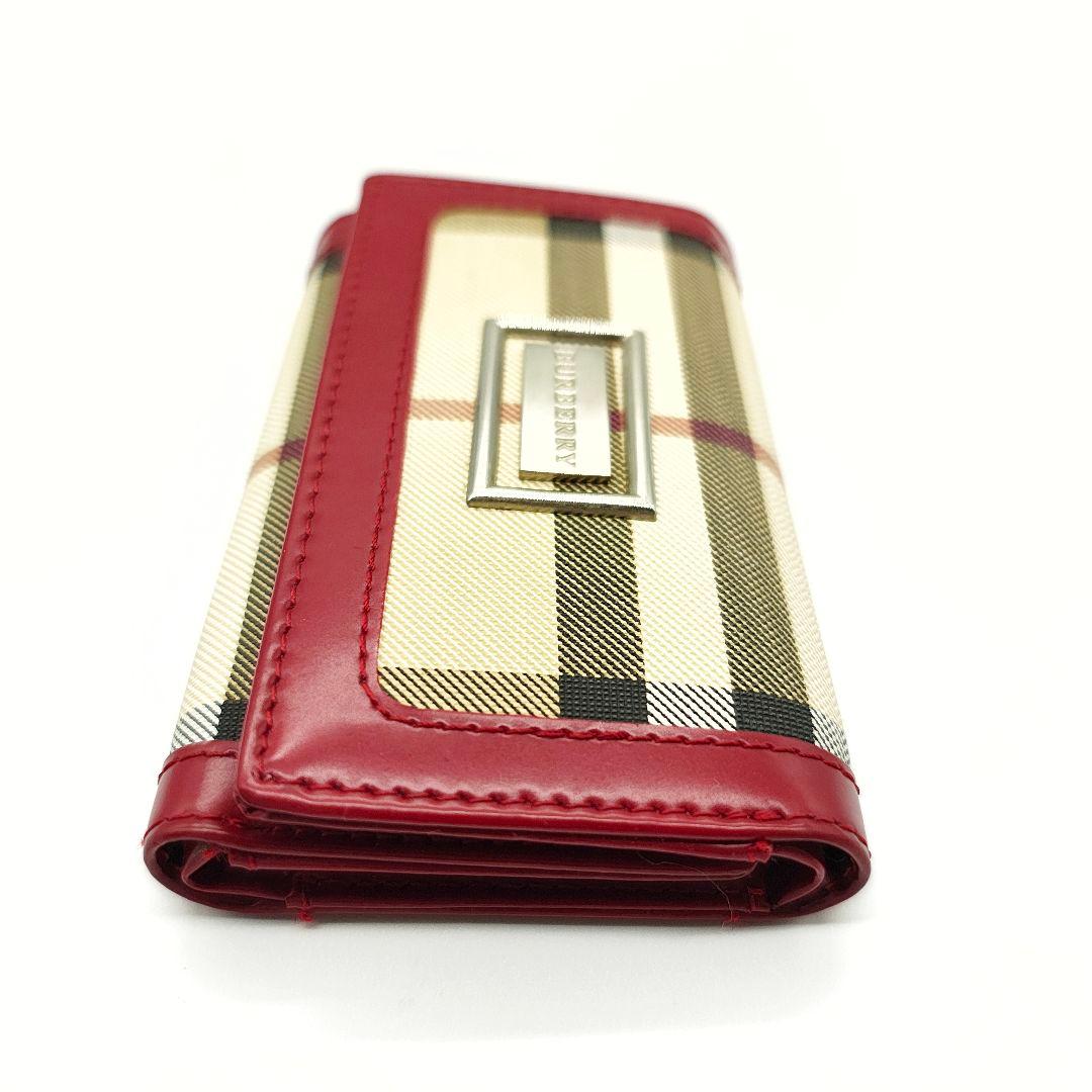 極美品 BURBERRY キーケース チェック柄 バーバリー