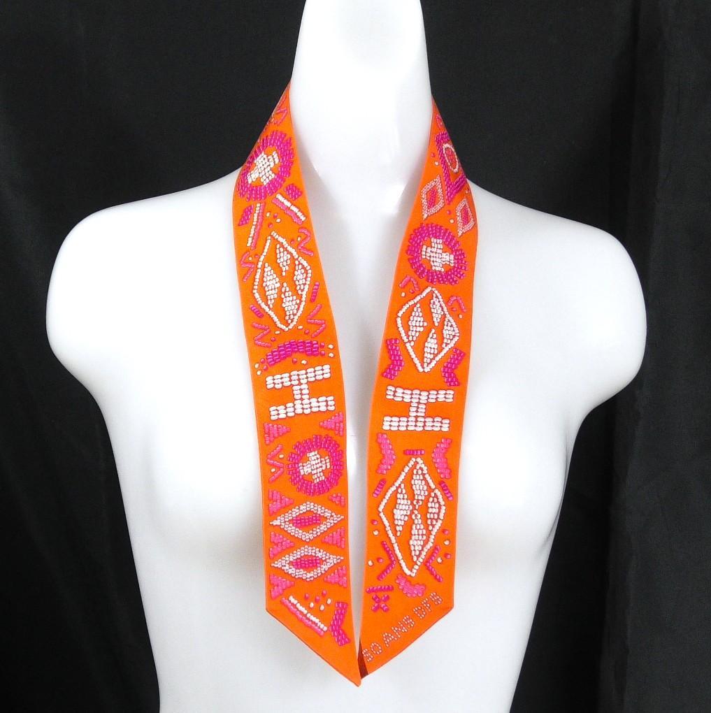 HERMES エルメス　スカーフ　ツイリー　D574