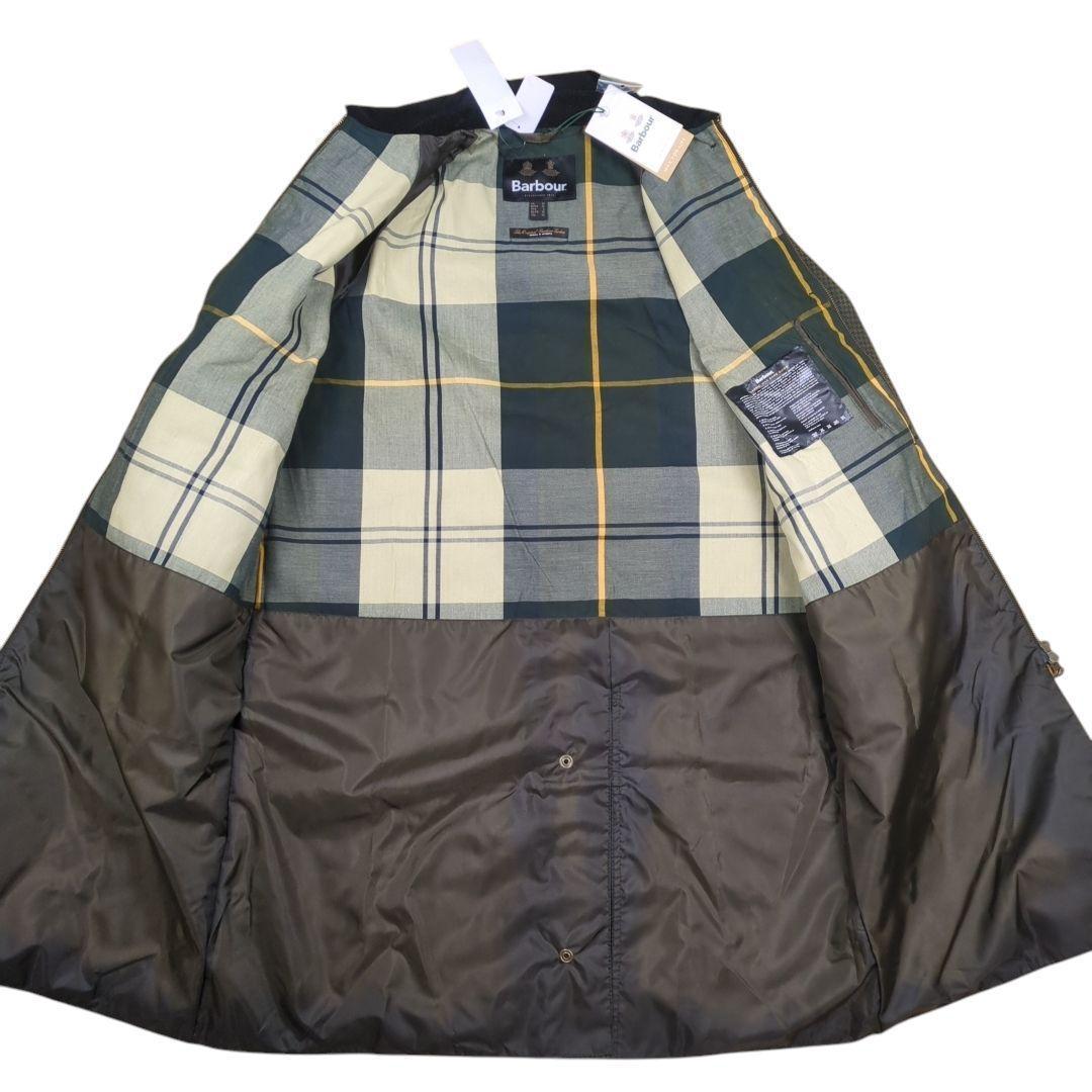 未使用 Barbour オイルド コート BURWICK WAX 千鳥柄