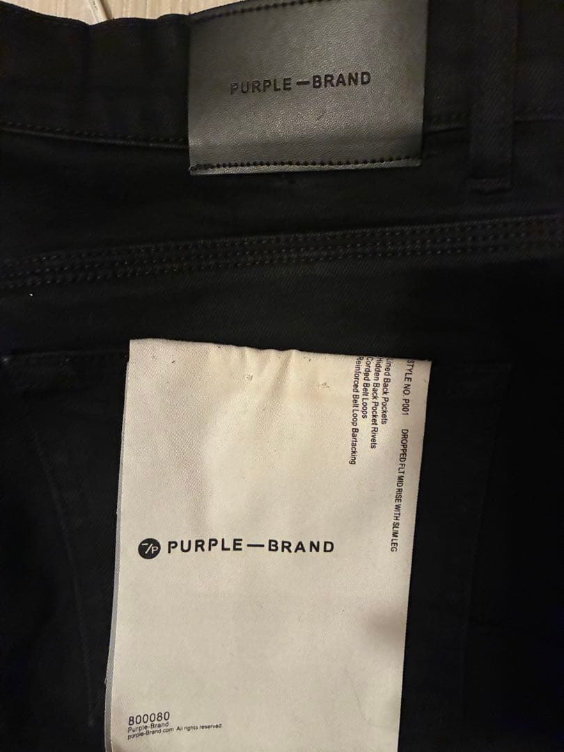 パープルブランド デニム サイズ29 タグなど全て着いております。