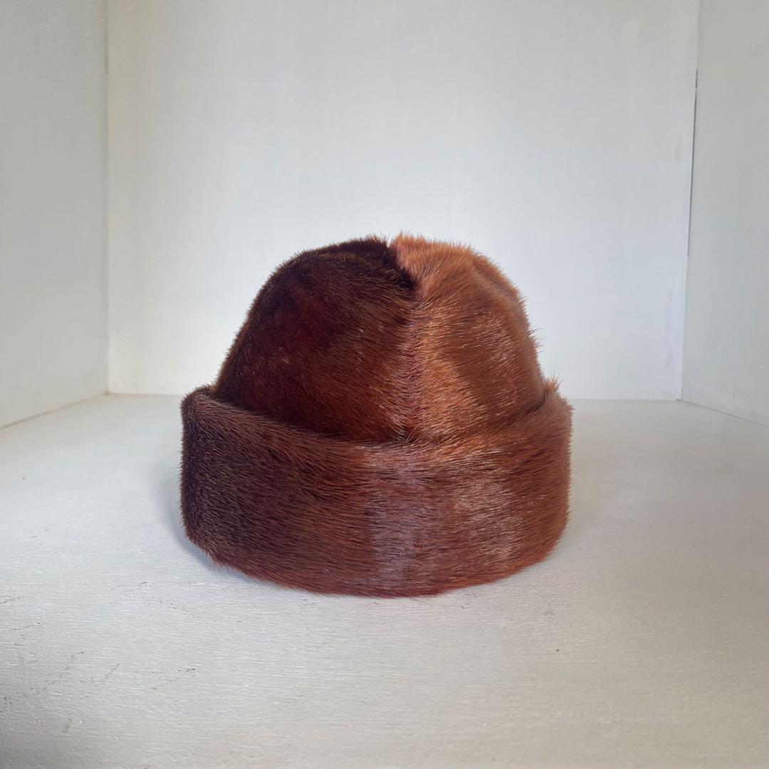 wigens Sweden トラッパーハット　マスクラット　ビンテージ