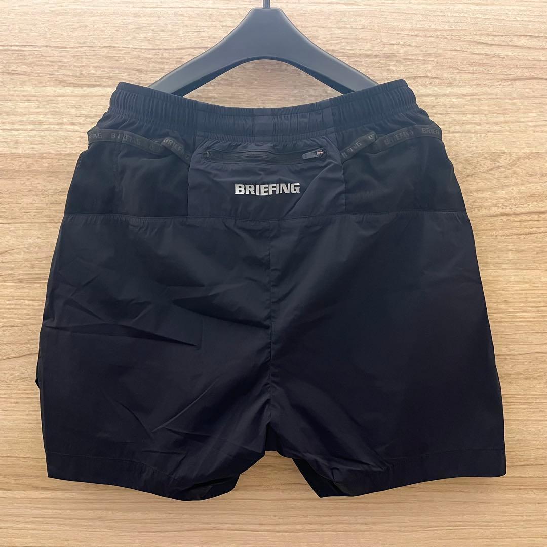 新品★27,500円 BRIEFING ナイロンショートパンツ 黒 レディースS