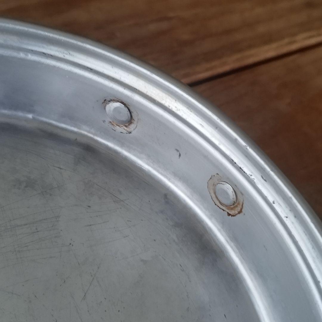 今無き老舗ニッピン製 1981年日本一周で使用 希少アルミクッカー お皿2枚付