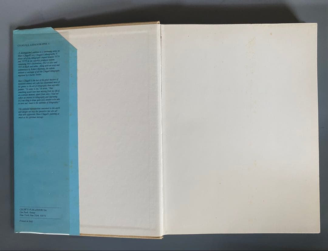 洋書シャガール　リトグラフ　Ⅳ.Ⅴ 2冊