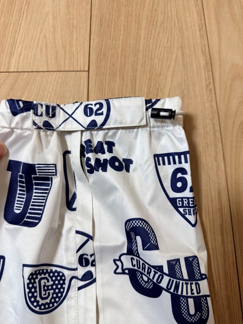 CUARTO UNITED ワッペン柄レインウエア/ワンピース　M