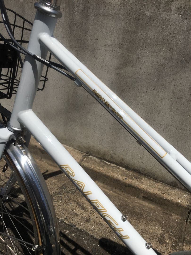 極上品 ミニベロ ラレー ホワイト チャリ 自転車 20インチ 新車