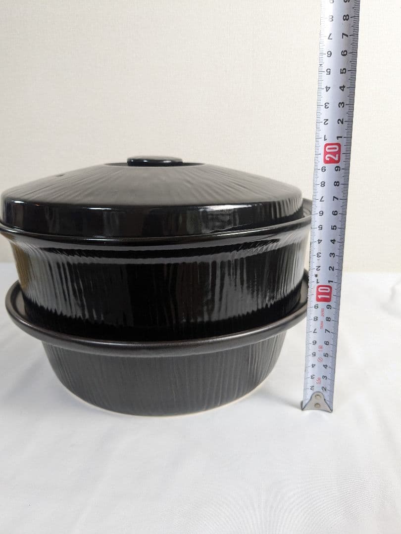 【新品未使用】 たち吉 陶せいろ 蒸鍋 IH・ガス両用