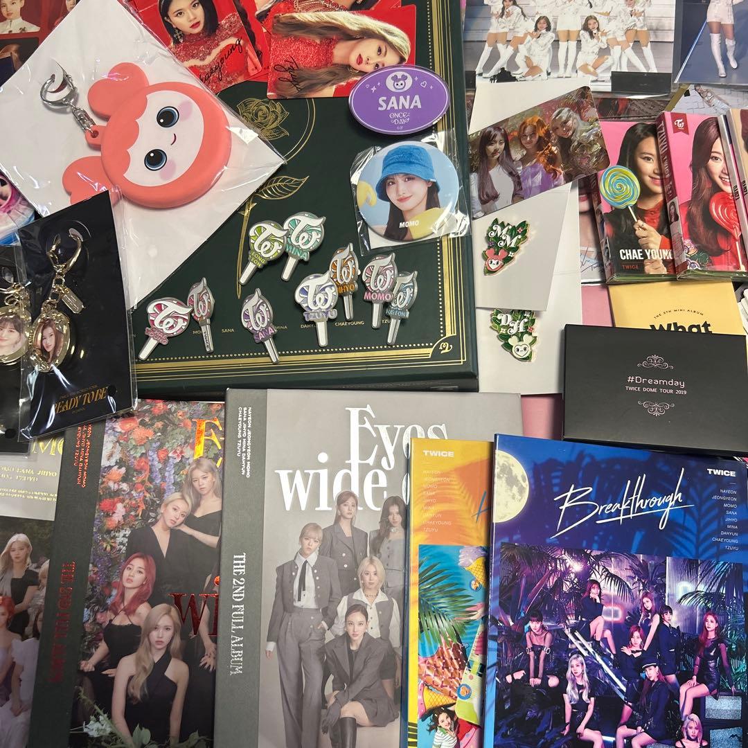TWICE グッズCD DVD等まとめ売りKポップアジアonce卒業