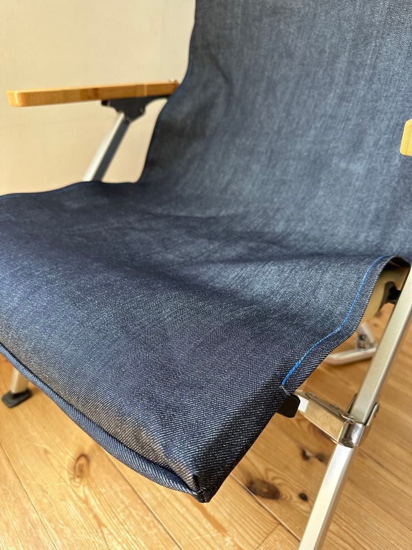 【2セット】シートカバー　デニム　スノーピーク ローチェア30 岡山デニム