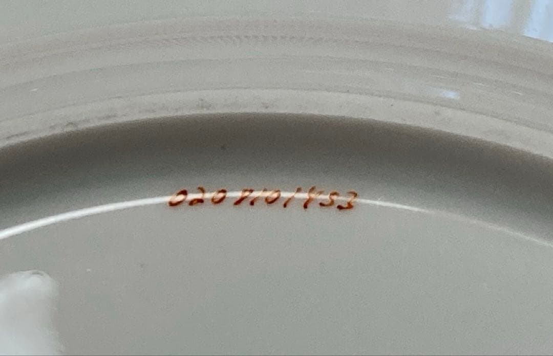 マイセン　ピンクローズ　中皿