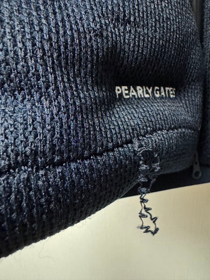 PEARLY GATES フード付きダウンベスト ネイビー　レディース　サイズ1