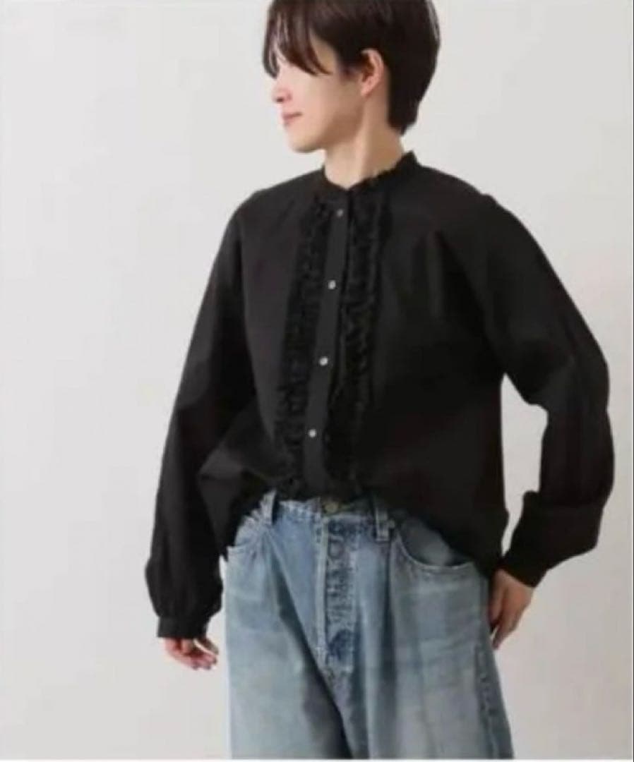 ジャーナルスタンダードLUXE フリルブラウス　美品