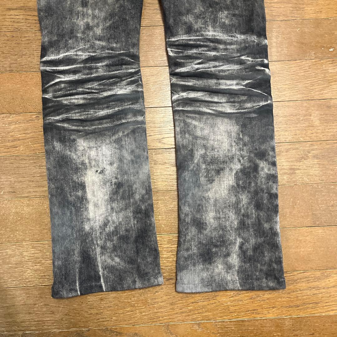 00s TORNADO MART vkei ギャル男グランジブーツカットデニム