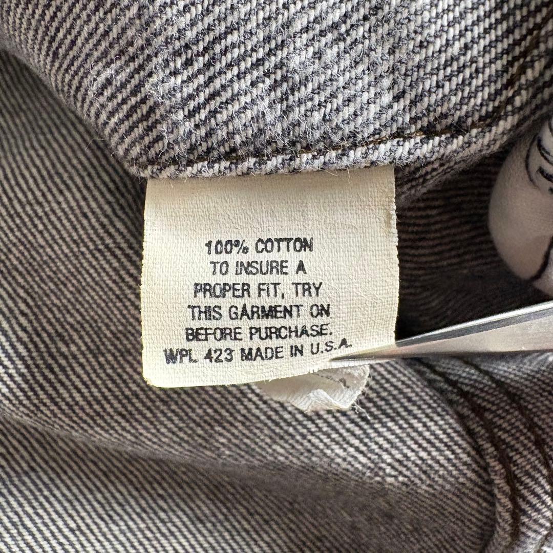 Levi's 80s USA製 70506 先染めブラック　デニムトラッカー