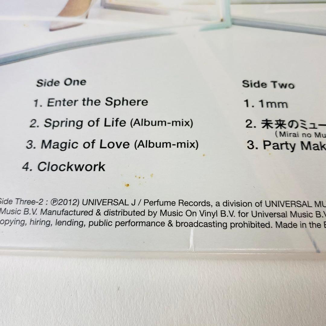 帯付 LPレコード Perfume / Level3 2枚組 Clear