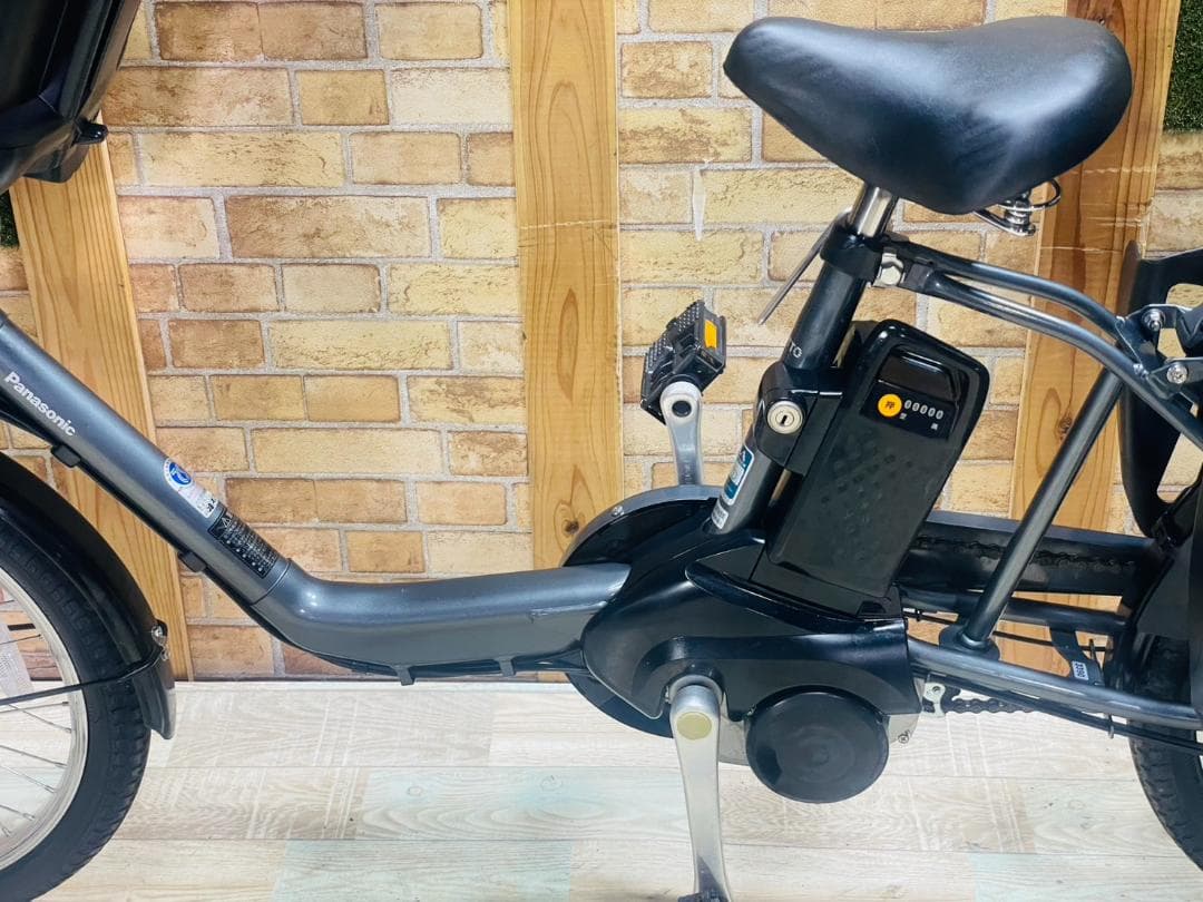 グレー系 パナソニック 子供乗せ電動アシスト自転車H3390