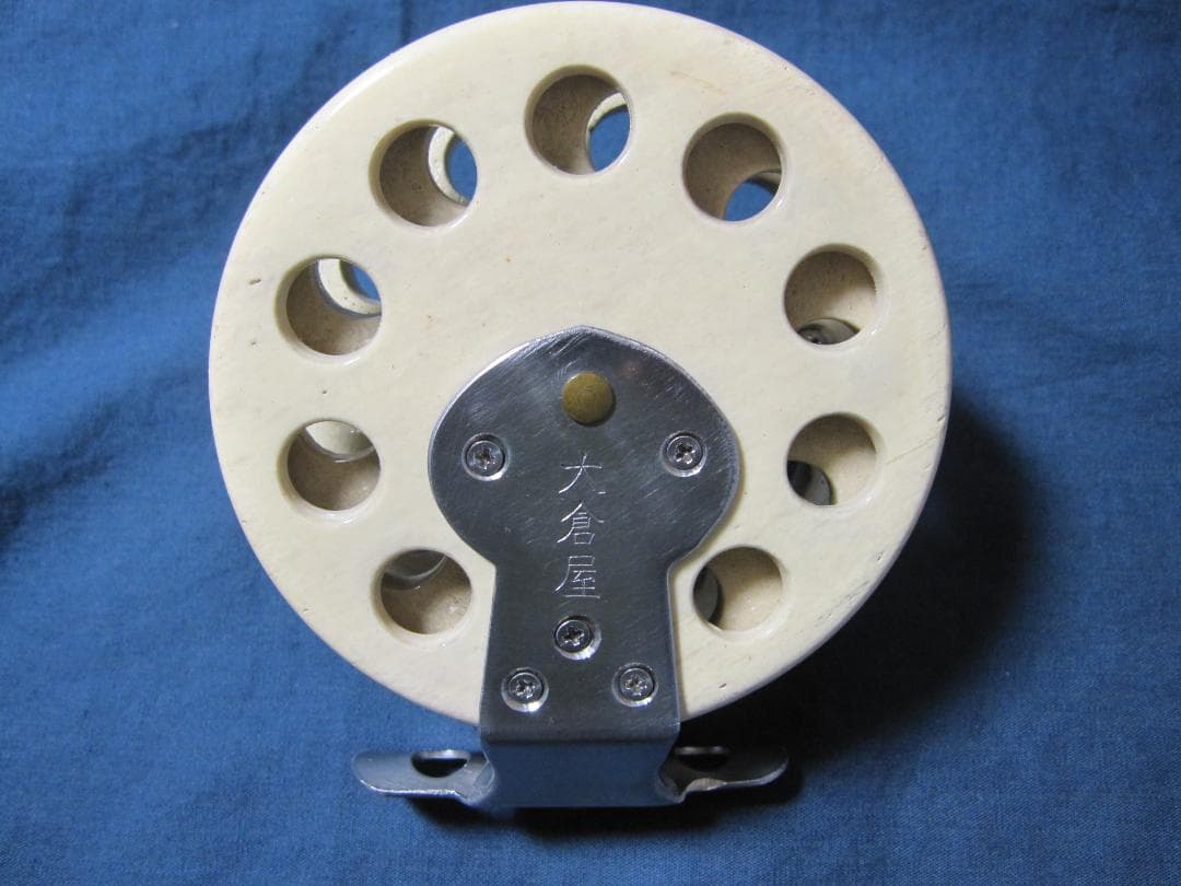 貴重　黒鯛　タイコリール　鯨骨リール