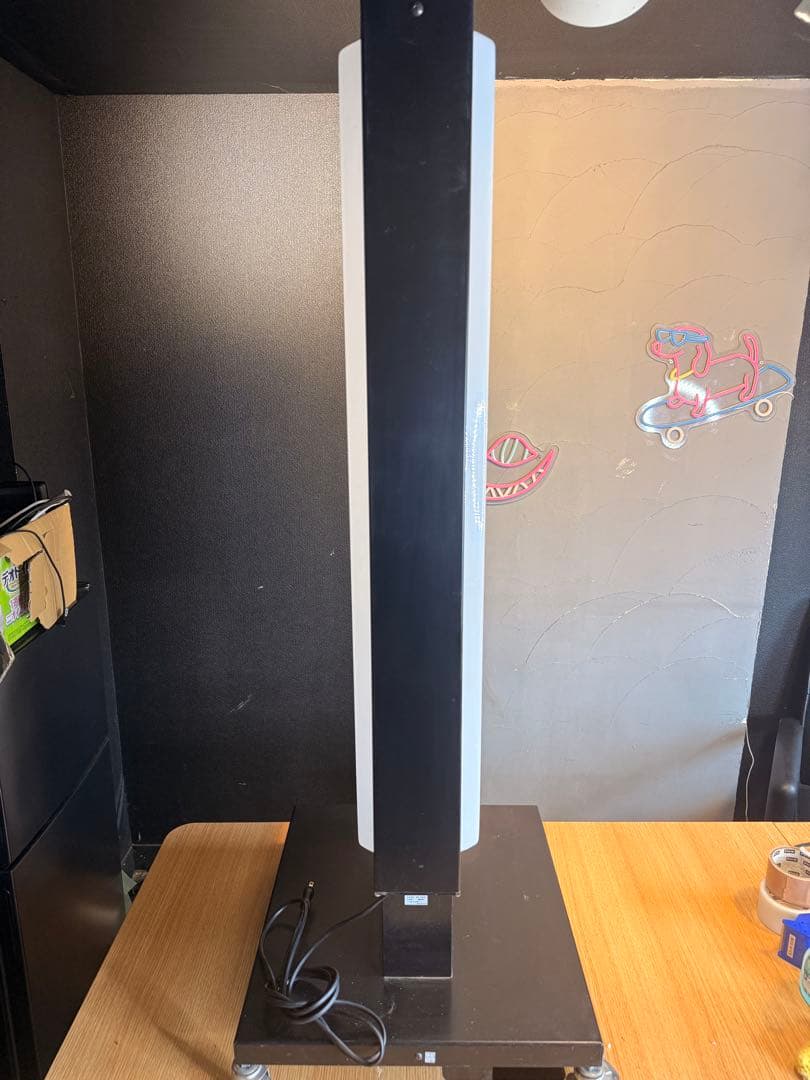 ヒラハラ　電飾看板　電飾スタンド看板　業務用　店舗用品　キャスター付き　動作良好