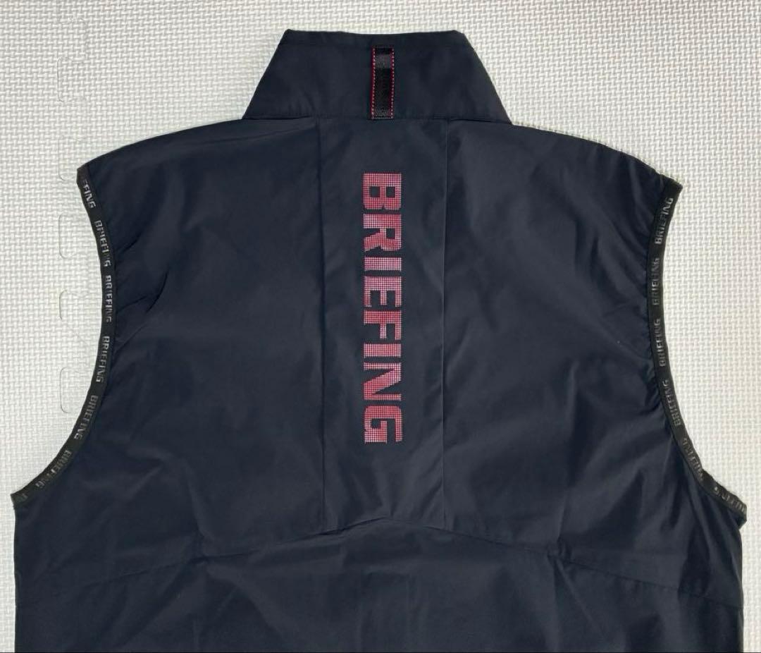 BRIEFING GOLF MS WIND VEST（BLACK／M）