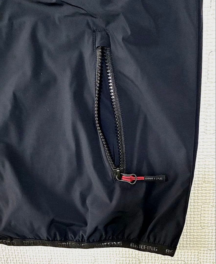 BRIEFING GOLF MS WIND VEST（BLACK／M）