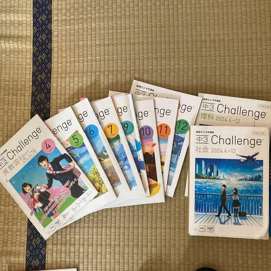 進研ゼミチャレンジ中学3年、東京受験対応
