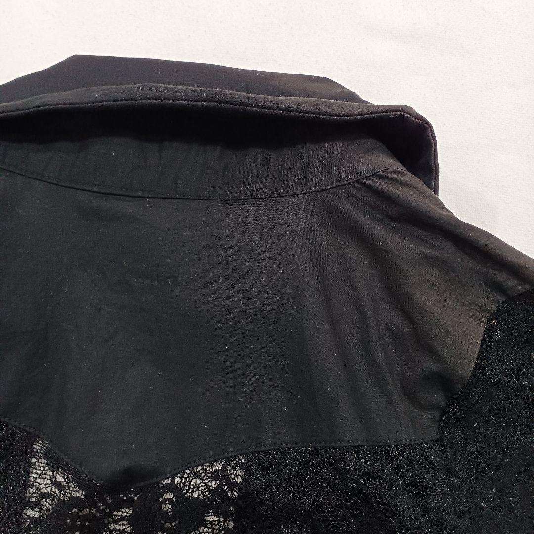 d.i.a. 金ボタン ハトメ 襟ワイヤー レース シャツ ジャケット y2k