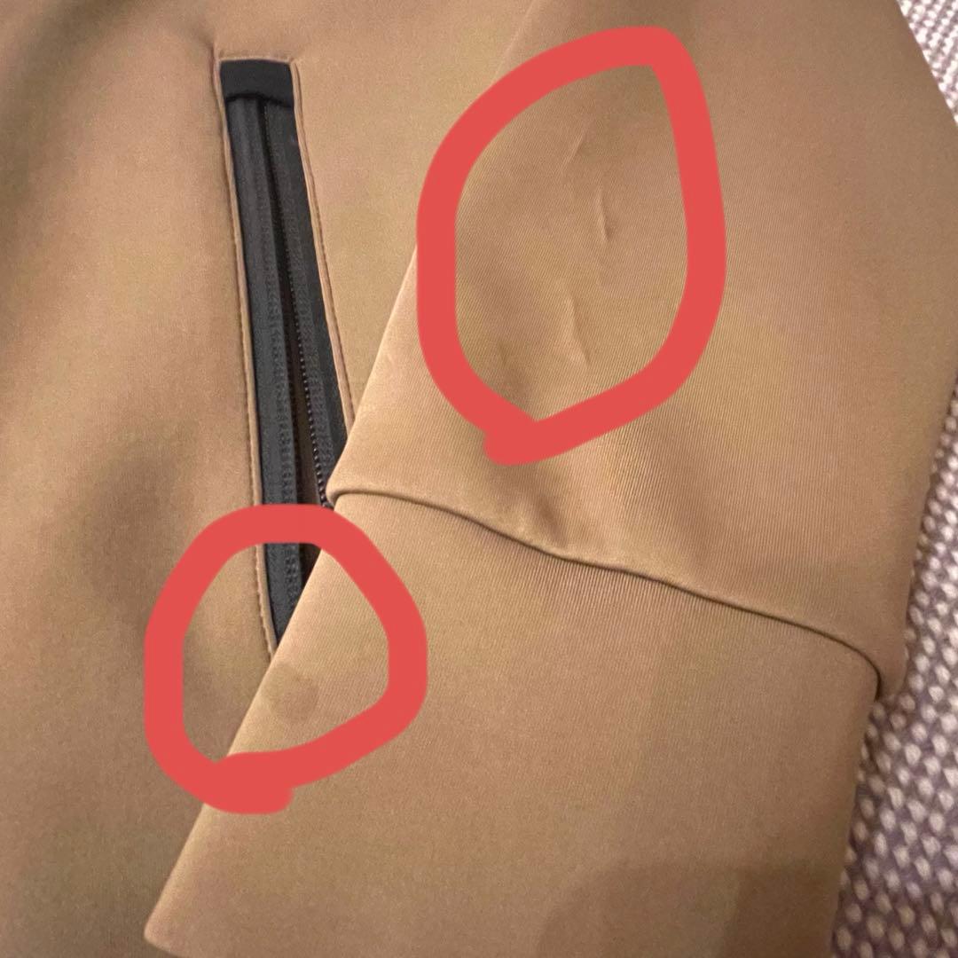 BRIEFING ブリーフィング パーカー L ブラウン フルジップ メンズ