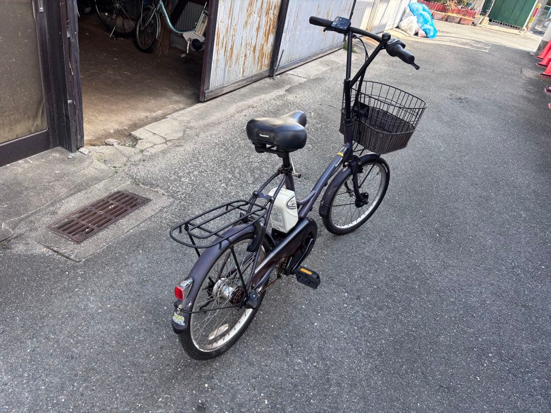 Panasonic sugar drop電動アシスト自転車 前カゴ付き