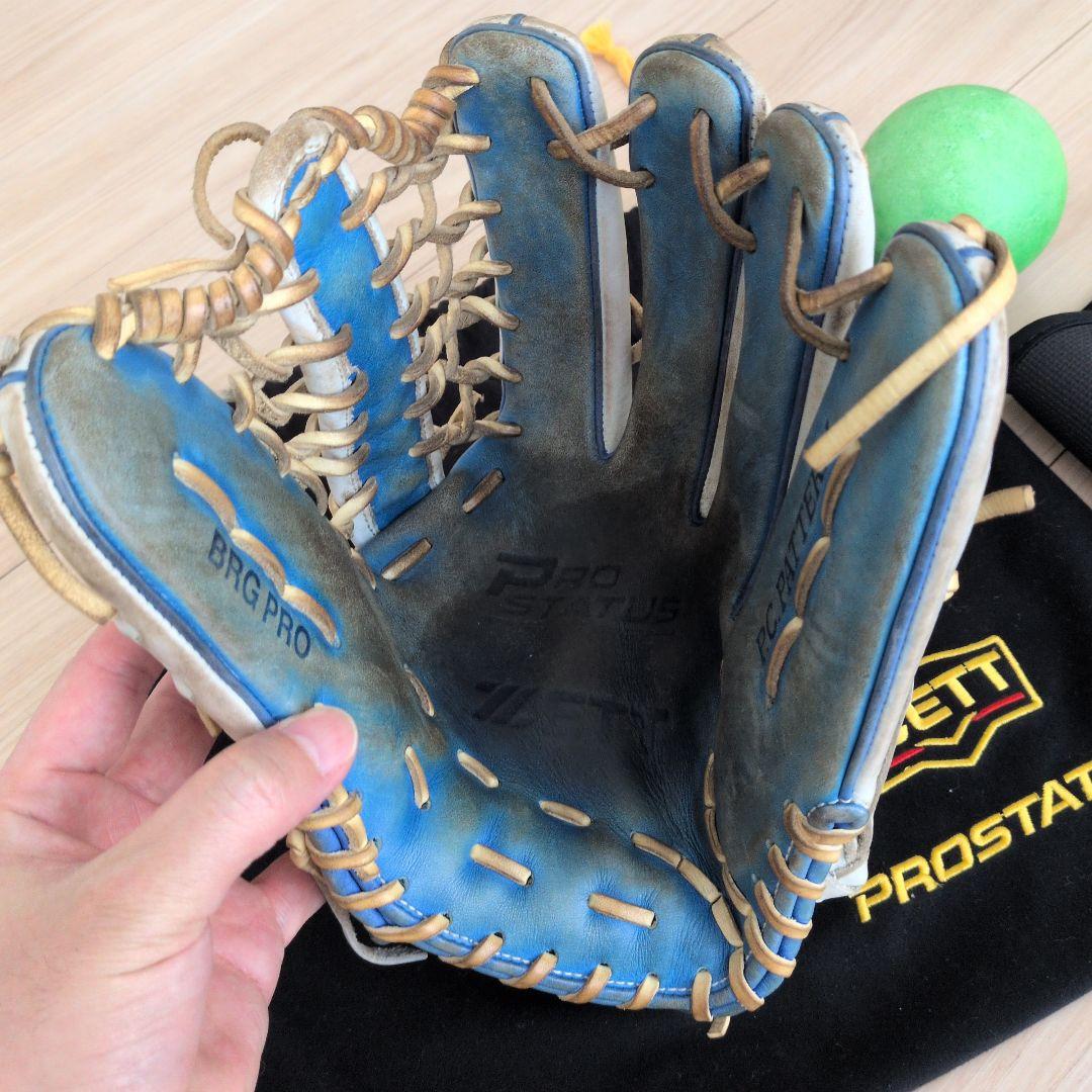 ZETT 軟式用グラブ 外野手用 プロステイタス ベイスターズ 金城モデル