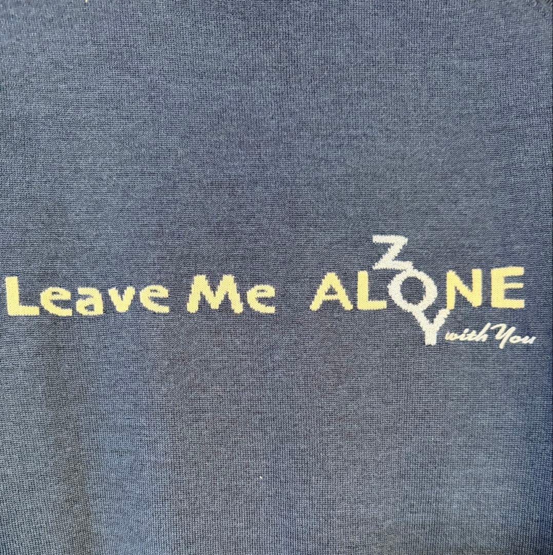 ZOY ゾーイ　メンズ　ネイビー クルーネックセーター　防風地付き　Mサイズ