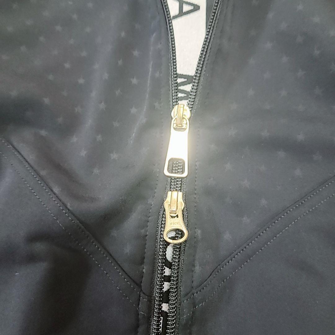 マーク&ロナ ジャージ上 デカロゴ ダブルジップ 美品 黒 38.