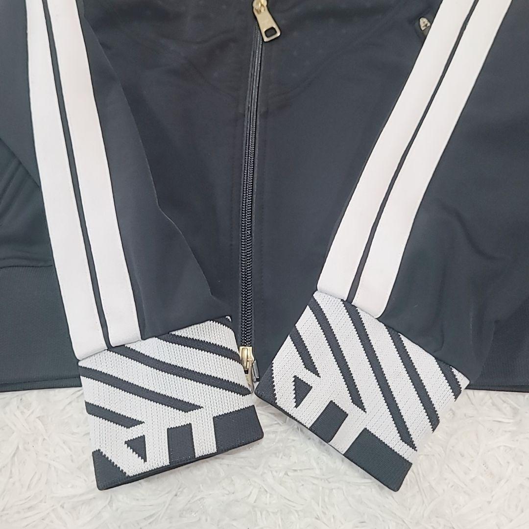 マーク&ロナ ジャージ上 デカロゴ ダブルジップ 美品 黒 38.