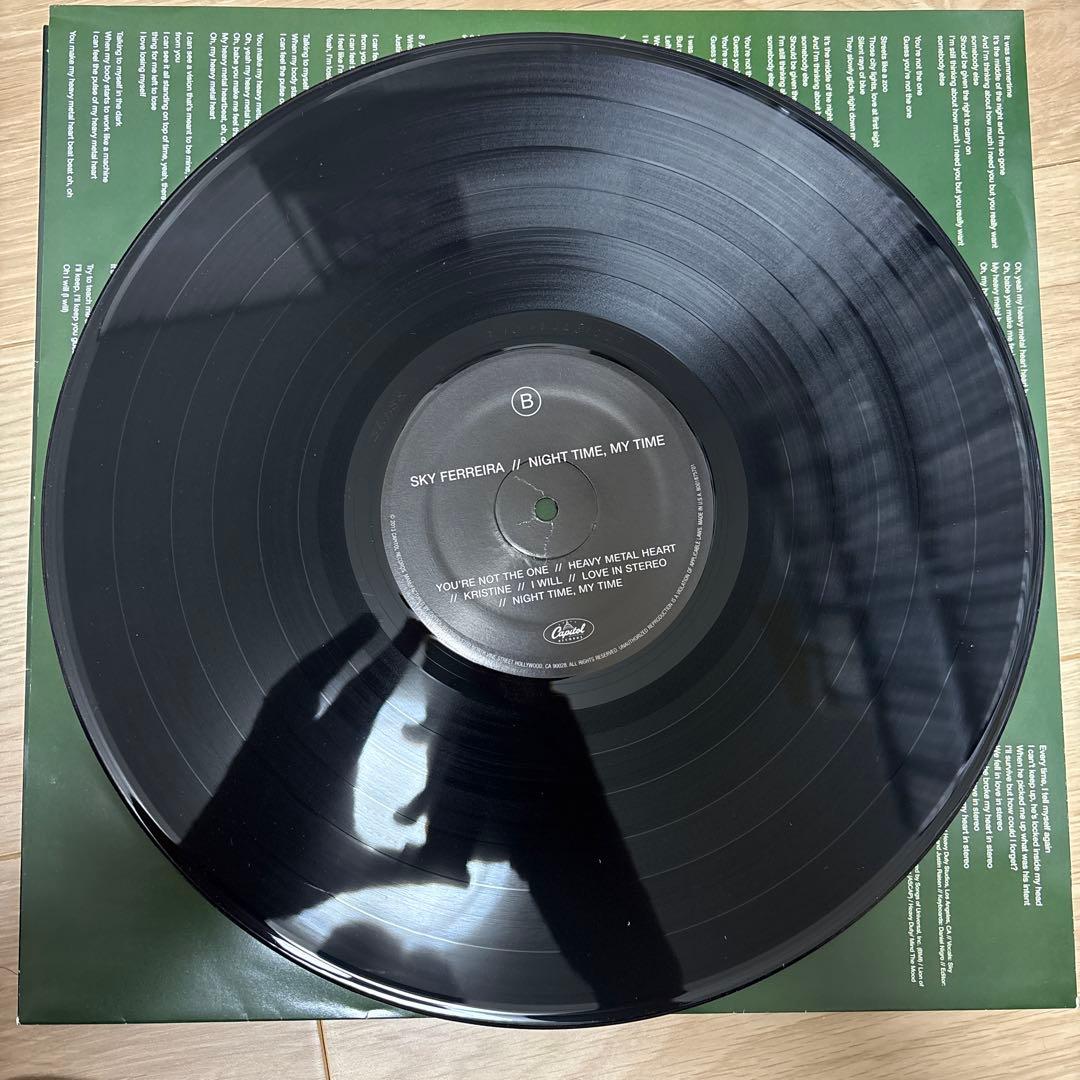 Sky Ferreira Night Time, My Time lp 黒盤レア