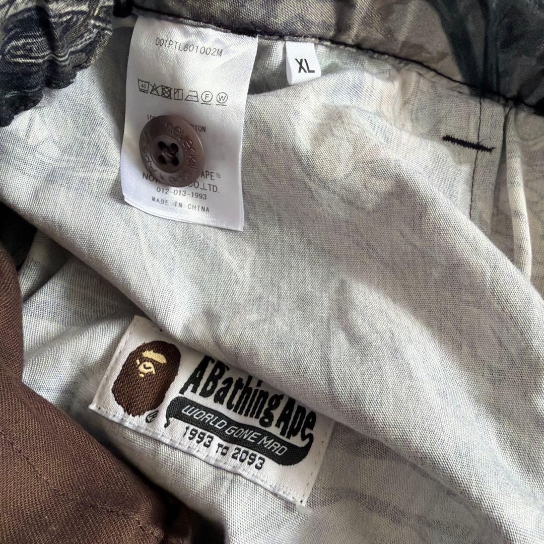 パンツ A bathing ape TREE EDGE CAMO CARGO PANTS