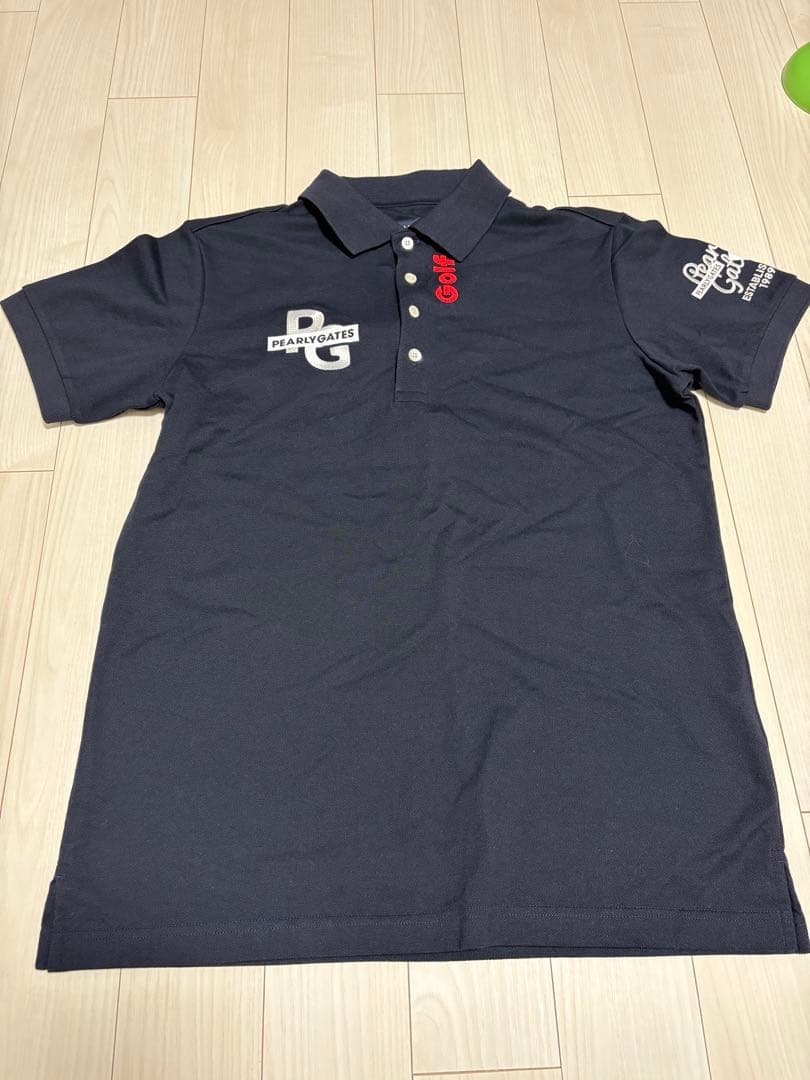 PEARLY GATES ネイビー ゴルフ ポロシャツ