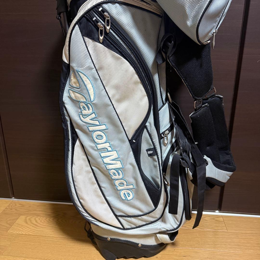TaylorMade キャディバッグ ゴルフバッグ スタンド式 グレー