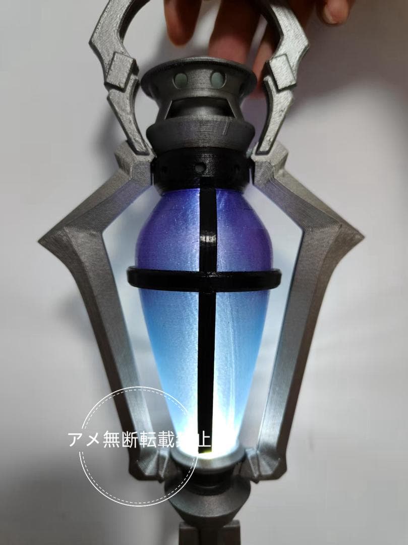 「セール」原神 フリンズコスプレ道具ランタン3Dプリント製LED内蔵ハンドメイド